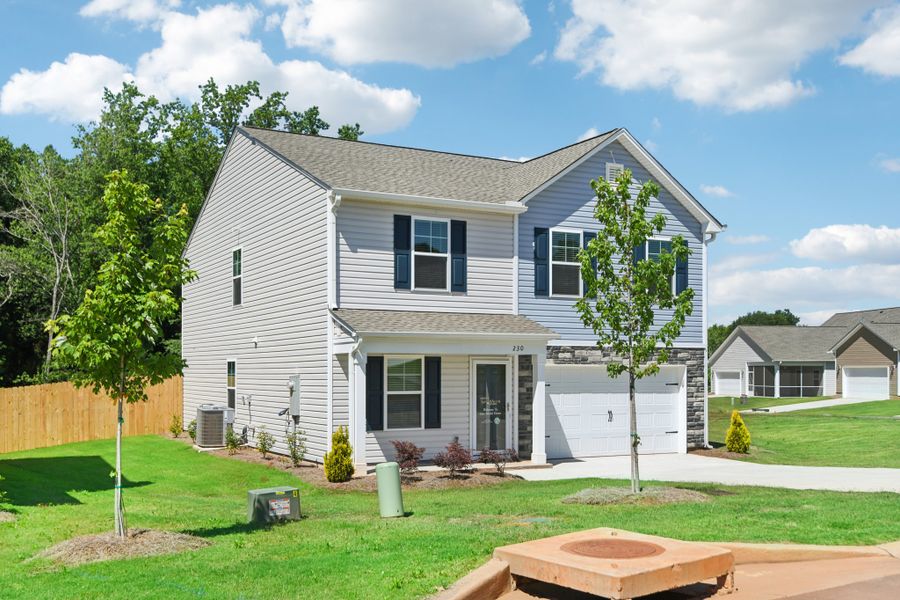 Representative exterior photo of a completed home built from the Benjamin by Great Southern Homes in Canopy Of Oaks, Sumter, SC (Image 30).