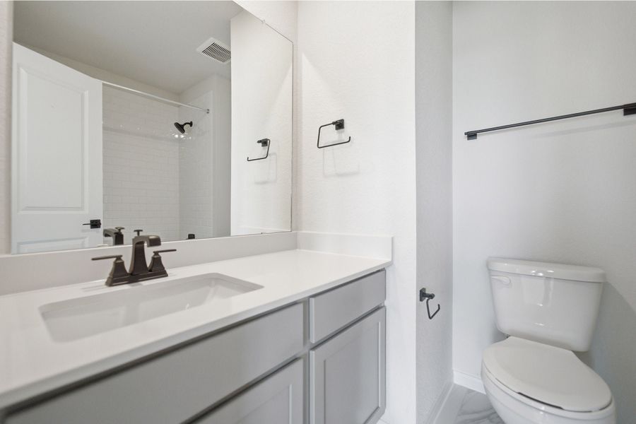 Furnished interior view inside a new home in Megan's Landing, Castroville (Image 11).