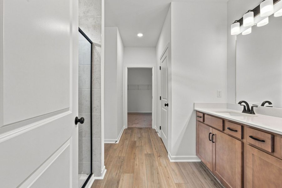 Furnished interior view inside a new home in The Oaks, Clarksville (Image 8).