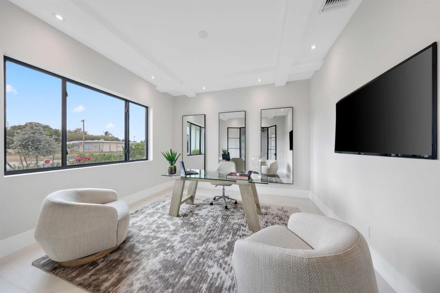 Furnished interior view inside a new home in , Boynton Beach (Image 33).