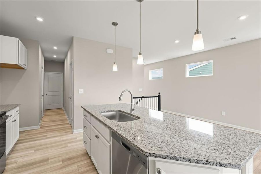 Furnished interior view inside a new home in Villas at Gold Creek, Dawsonville (Image 8).