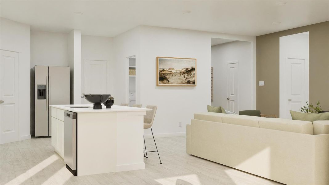 Furnished interior view inside a new home in Pleasant Hill, Bryan (Image 6).