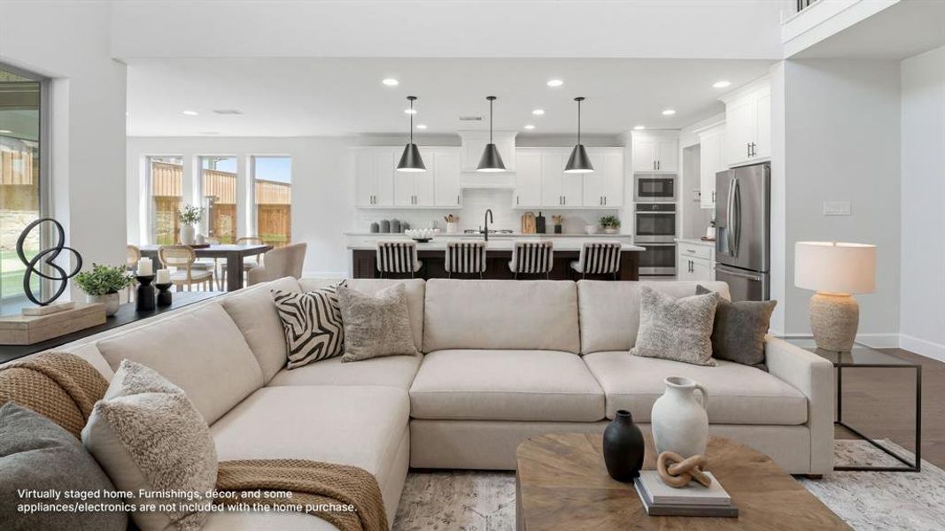 Furnished interior view inside a new home in Terraces, Rockwall (Image 6).