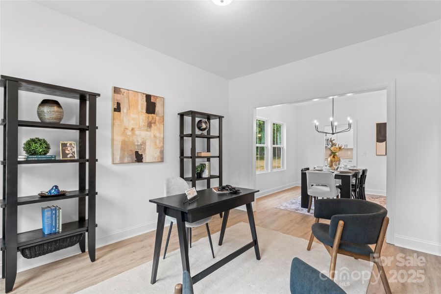 Furnished interior view inside a new home in , Harrisburg (Image 26). Furnished interior view inside a new home in , Harrisburg (Image 26).