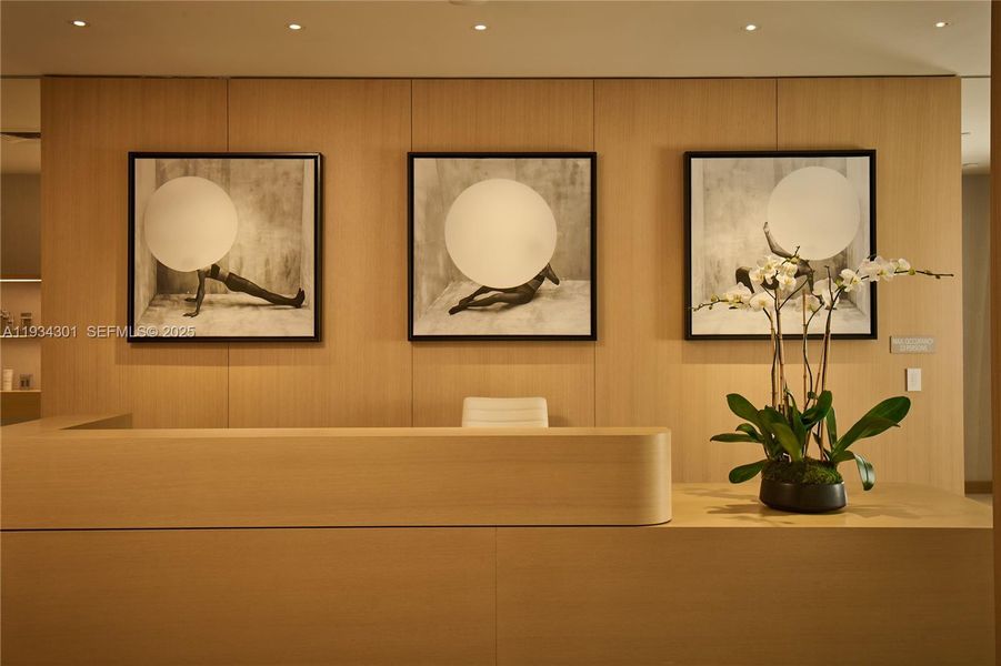 Furnished interior view inside a new home in , Miami Beach (Image 14).