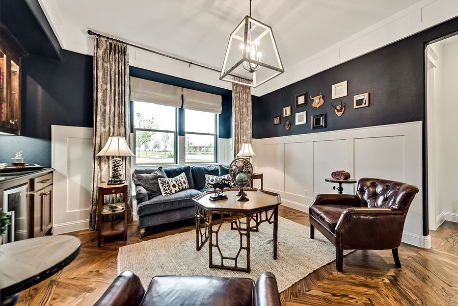 Representative furnished interior of a home built from the Miramonte by Grand Homes in Park Place, Prosper (Image 16). Representative furnished interior of a home built from the Miramonte by Grand Homes in Park Place, Prosper (Image 16).