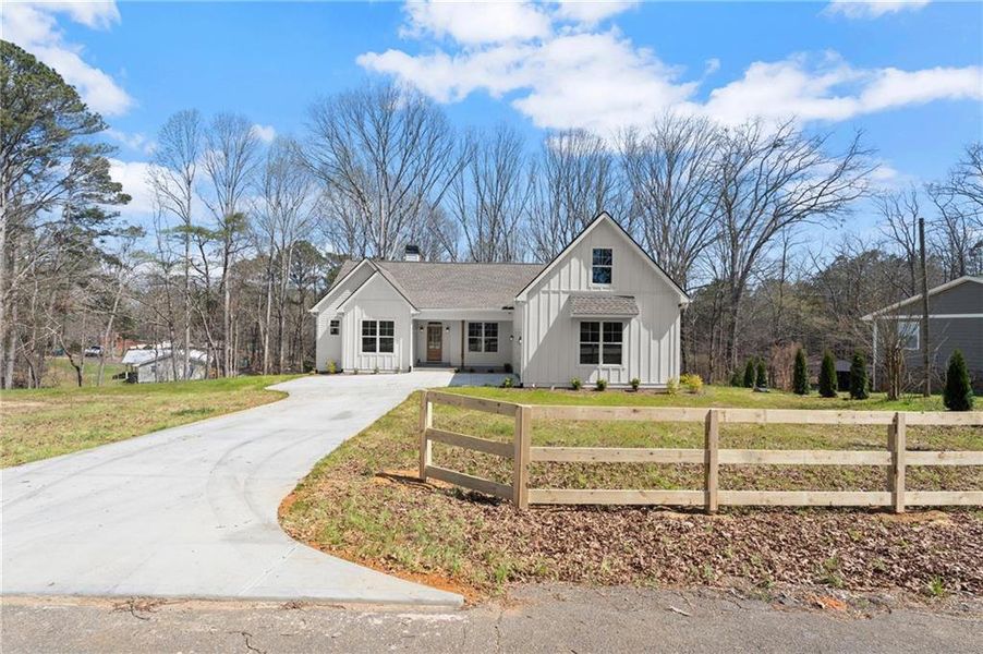 Front exterior of a new home in , Waleska, GA, highlighting curb appeal (Image 2). Front exterior of a new home in , Waleska, GA, highlighting curb appeal (Image 2).