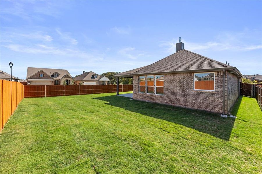 Exterior details and patio area of a home in Morningstar, Aledo (Image 20). Exterior details and patio area of a home in Morningstar, Aledo (Image 20).