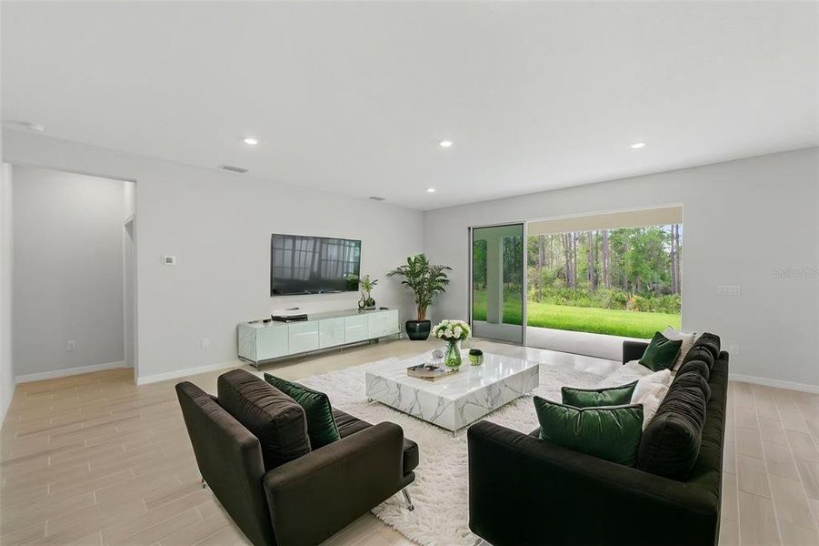 Furnished interior view inside a new home in Hammock at Two Rivers, Zephyrhills (Image 6).