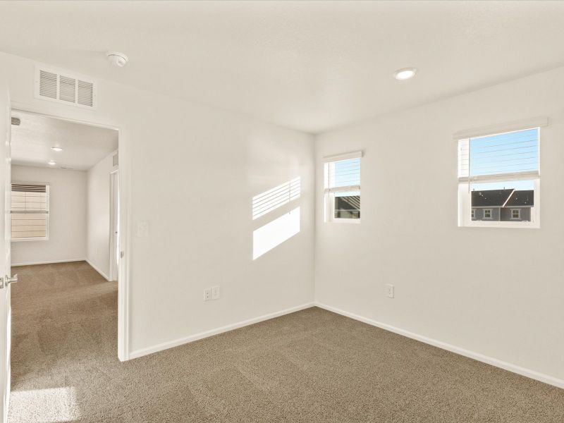 The Pagosa floorplan interior image taken at a Meritage Homes community in Northern Colorado.