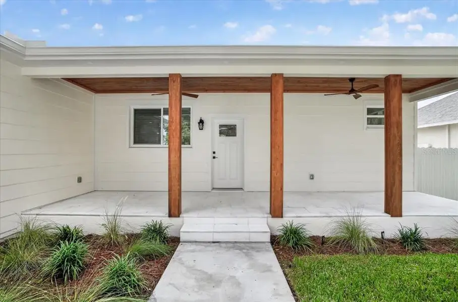 Exterior details and patio area of a home in , Palmetto (Image 23). Exterior details and patio area of a home in , Palmetto (Image 23).
