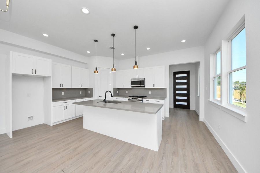 Furnished interior view inside a new home in , Houston (Image 9).