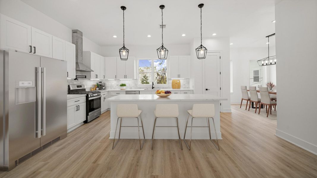 Virtually Staged: This kitchen is a dream.
