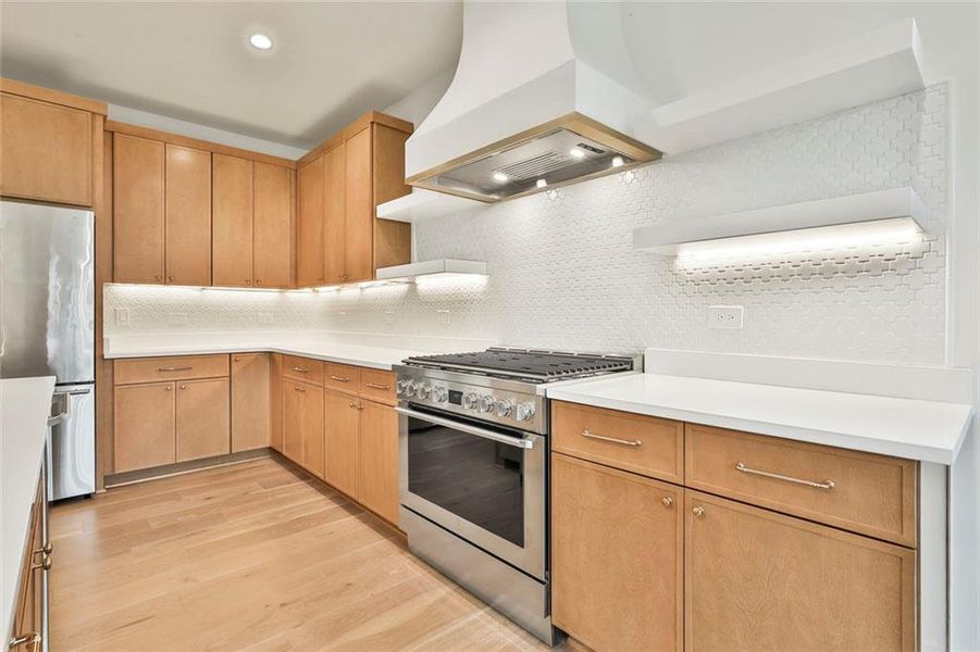 Furnished interior view inside a new home in Gardens at Arbor Springs, Newnan (Image 12).