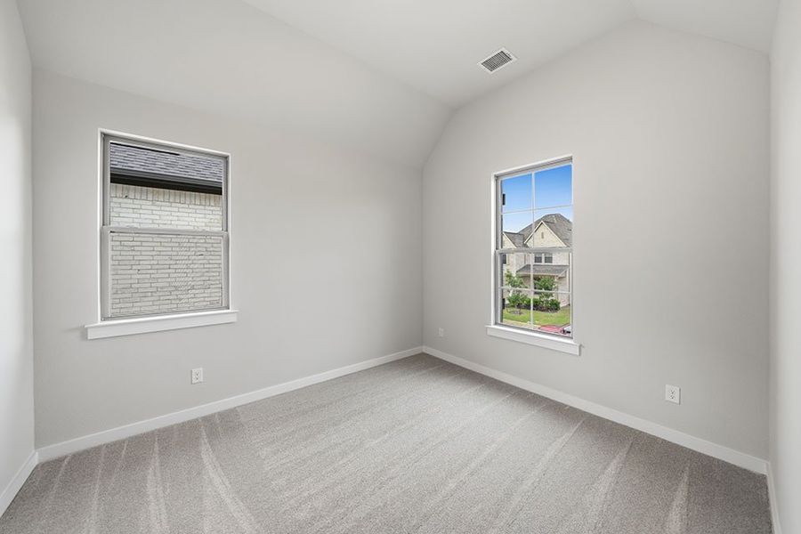 Spacious, unfurnished interior of a new home in Light Farms Brenham - 40' Lots, Celina (Image 38). Spacious, unfurnished interior of a new home in Light Farms Brenham - 40' Lots, Celina (Image 38).