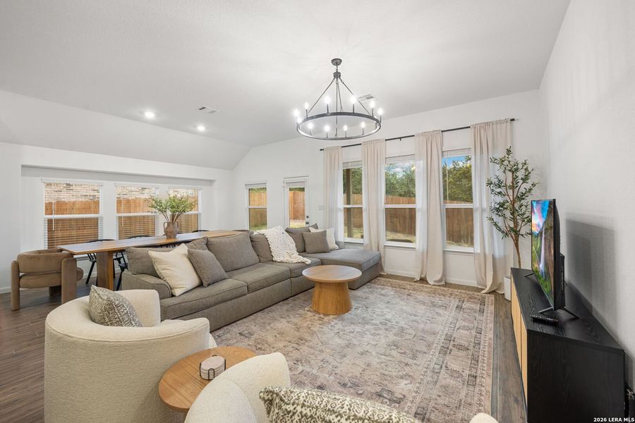 Furnished interior view inside a new home in , Bulverde (Image 11). Furnished interior view inside a new home in , Bulverde (Image 11).