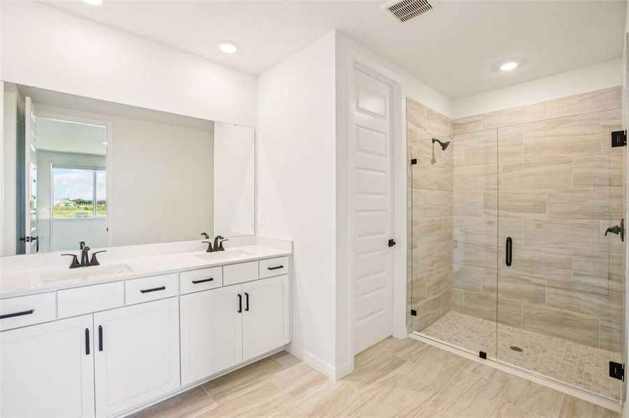 Furnished interior view inside a new home in Two Rivers - Signature Series, Zephyrhills (Image 14).