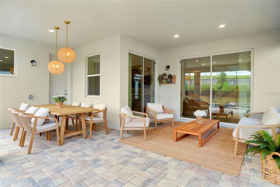 Furnished interior view inside a new home in Solara Resort, Kissimmee (Image 8).