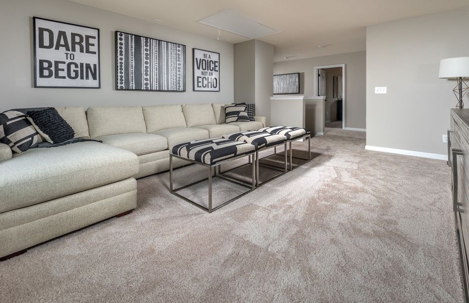 Furnished interior view inside a new home in Riverstone, Monroe (Image 24). Furnished interior view inside a new home in Riverstone, Monroe (Image 24).