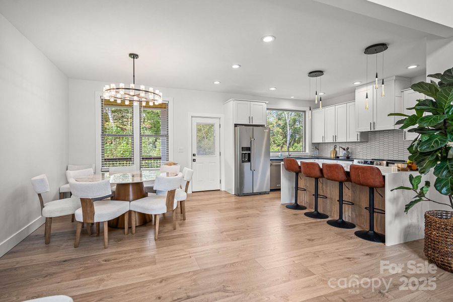 Furnished interior view inside a new home in , Candler (Image 9).