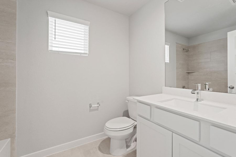 Furnished interior view inside a new home in Grand Oaks Village, Houston (Image 6). Furnished interior view inside a new home in Grand Oaks Village, Houston (Image 6).