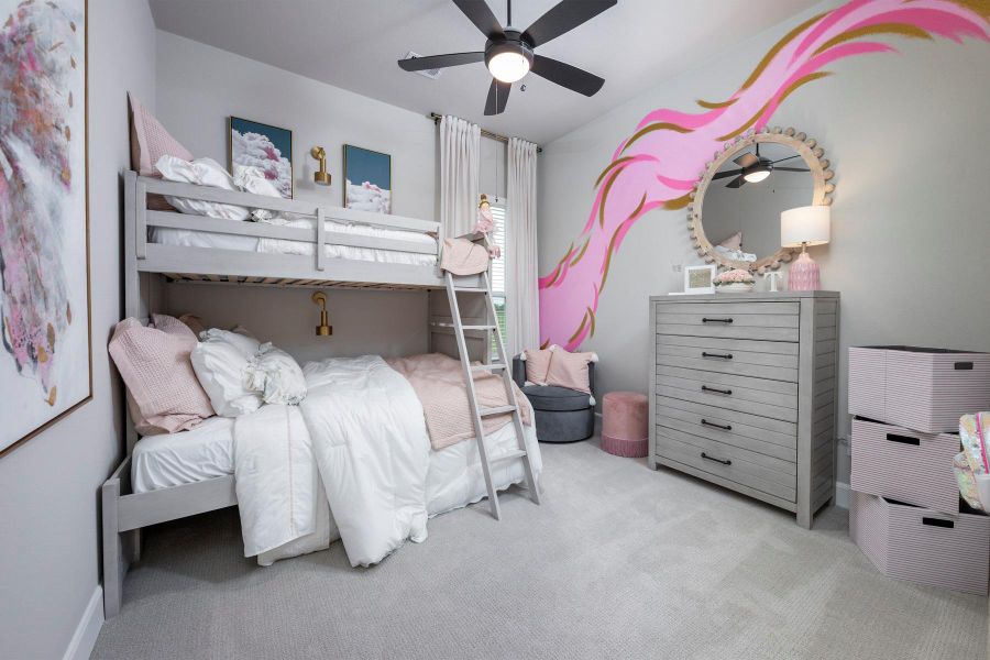 Each of the secondary bedrooms are a great size.