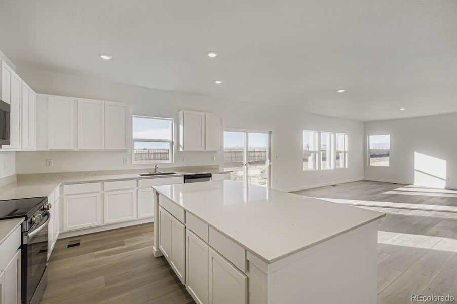 Furnished interior view inside a new home in Ledge Rock, Johnstown (Image 4).