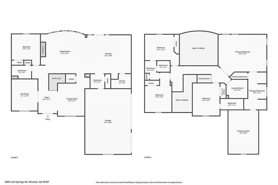 2D floor plan layout of this home in , Winston, GA (Image 6).