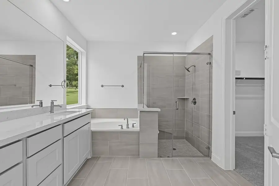 Furnished interior view inside a new home in South Oak, Lakewood Village (Image 6).