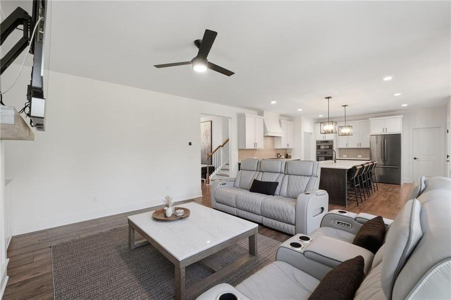 Furnished interior view inside a new home in , Woodstock (Image 11).