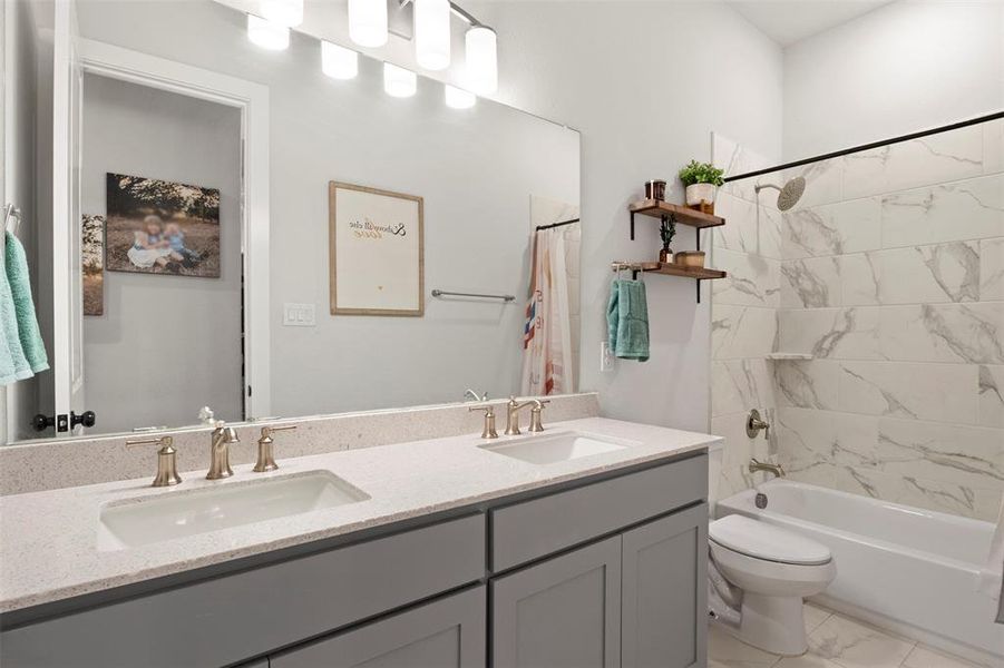 Furnished interior view inside a new home in The Arbors Midlothian, Midlothian (Image 11). Furnished interior view inside a new home in The Arbors Midlothian, Midlothian (Image 11).