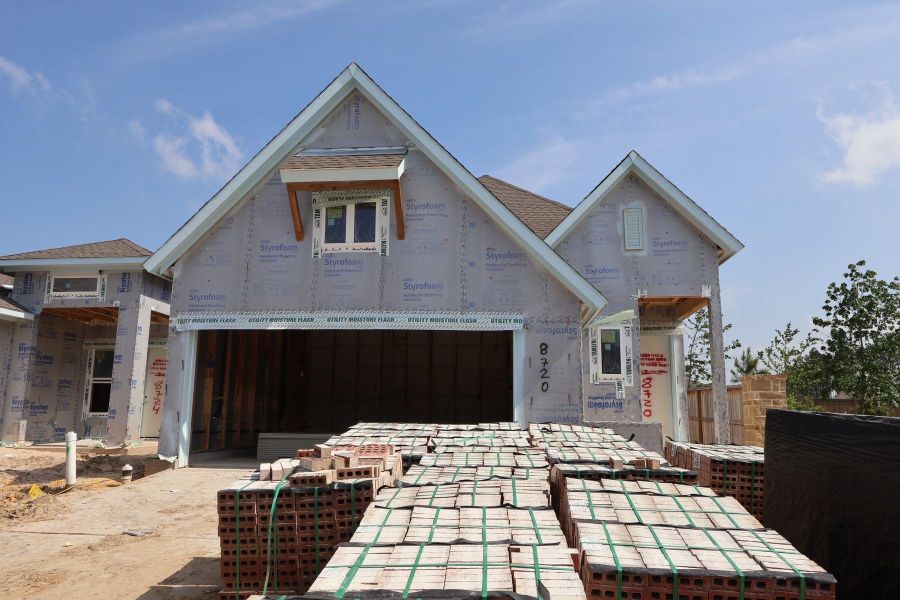 In-progress construction of a new home in The Highlands - Grove Collection, Porter, TX (Image 19). In-progress construction of a new home in The Highlands - Grove Collection, Porter, TX (Image 19).