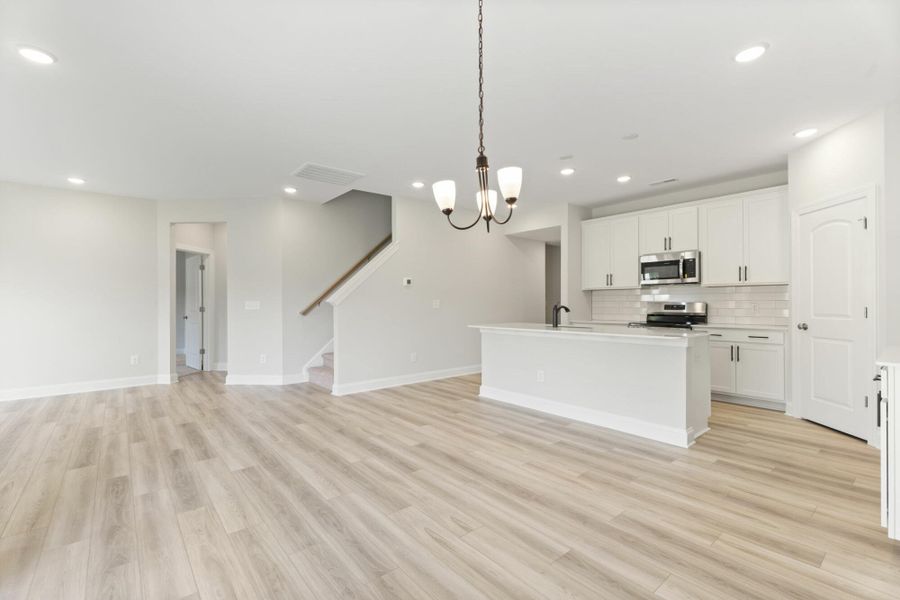 Furnished interior view inside a new home in Hopewell Garden, Winston-Salem (Image 9). Furnished interior view inside a new home in Hopewell Garden, Winston-Salem (Image 9).