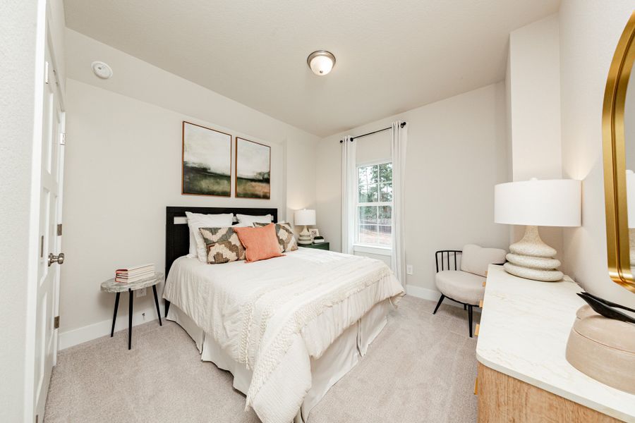 Furnished interior view inside a new home in Madeley Creek, Conroe (Image 10). Furnished interior view inside a new home in Madeley Creek, Conroe (Image 10).