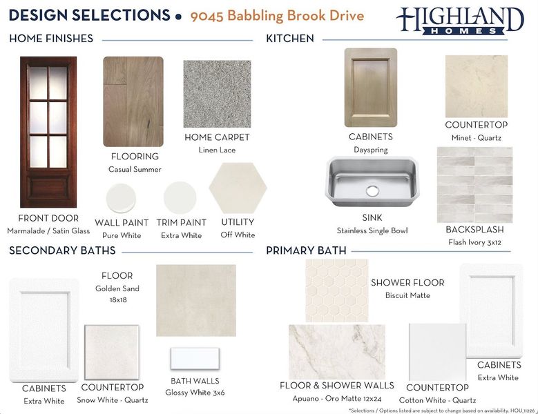 Sample of building materials used in homes in Two Step Farm, Montgomery (Image 23).