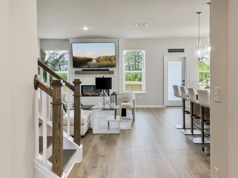 Furnished interior view inside a new home in The Groves of Berkeley, Moncks Corner (Image 13).