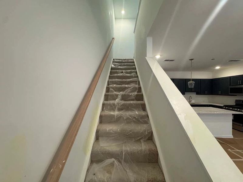 Stairs to Second Floor Construction Progress