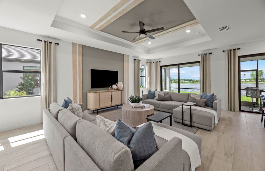 Representative furnished interior of a home built from the Mystique by Pulte Homes in Arbor Oaks, North Port (Image 11).
