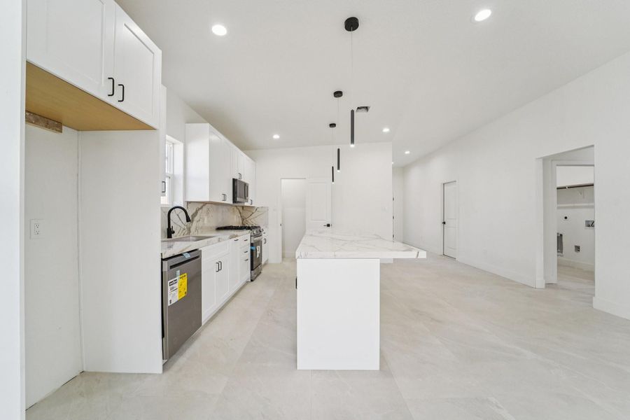 Furnished interior view inside a new home in , La Porte (Image 8). Furnished interior view inside a new home in , La Porte (Image 8).