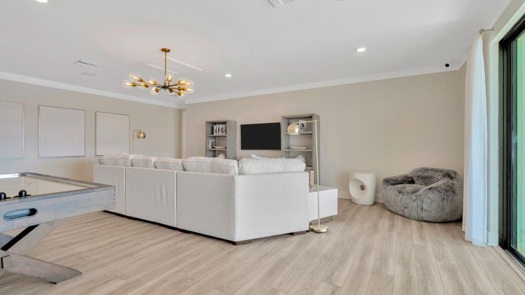 The Loft of another Grand Sabal Model which is available at Serengeti.