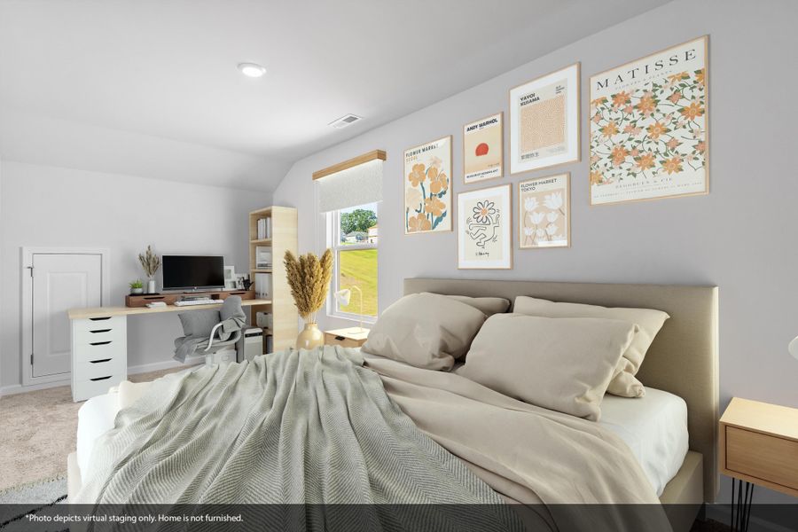 Furnished interior view inside a new home in Hanes Lake, Winston-Salem (Image 10). Furnished interior view inside a new home in Hanes Lake, Winston-Salem (Image 10).