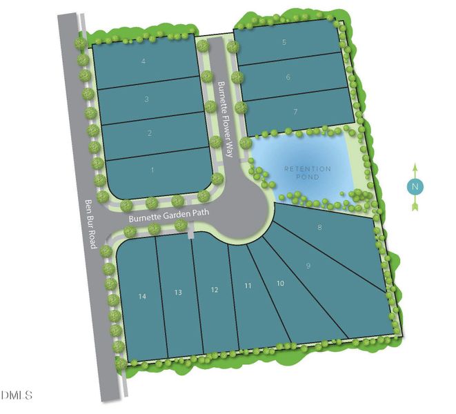 Burnette North Site Map