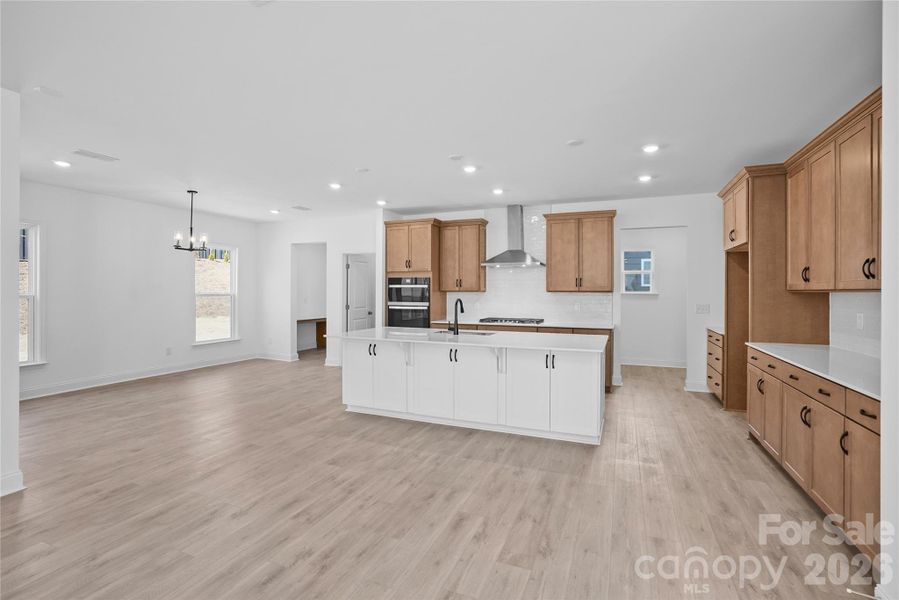 Spacous kitchen with abundant storage