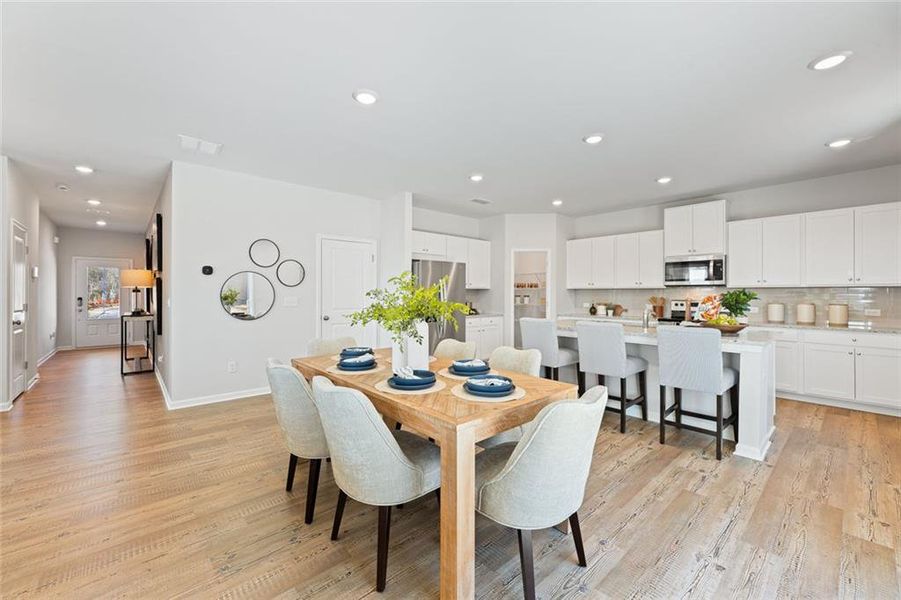 Furnished interior view inside a new home in Kingsley Creek, Lithonia (Image 23).