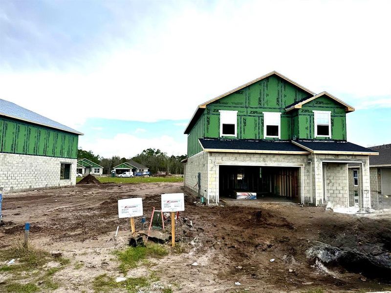 In-progress construction of a new home in , St. Cloud, FL (Image 10).