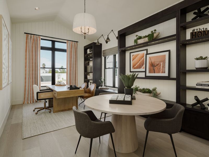 Representative furnished interior of a home built from the Plan 6002 by Camelot Homes in Stone Crest, Gilbert (Image 18).