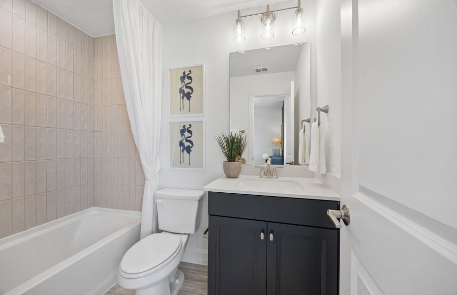 Representative furnished interior of a home built from the Rainier by Pulte Homes in Wilson Creek Meadows, Celina (Image 15).