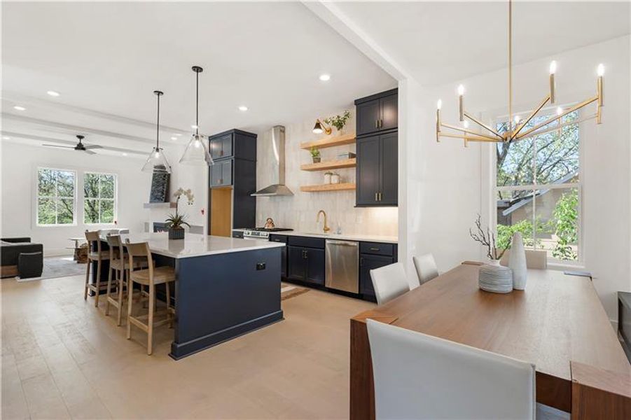 Furnished interior view inside a new home in , Atlanta (Image 32).