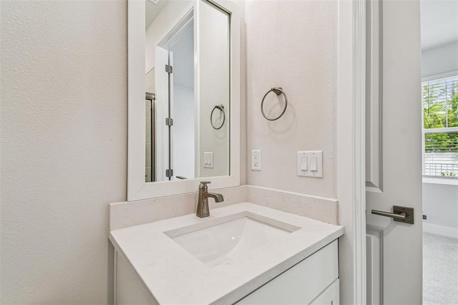 Furnished interior view inside a new home in Towns at Union, St. Petersburg (Image 5).