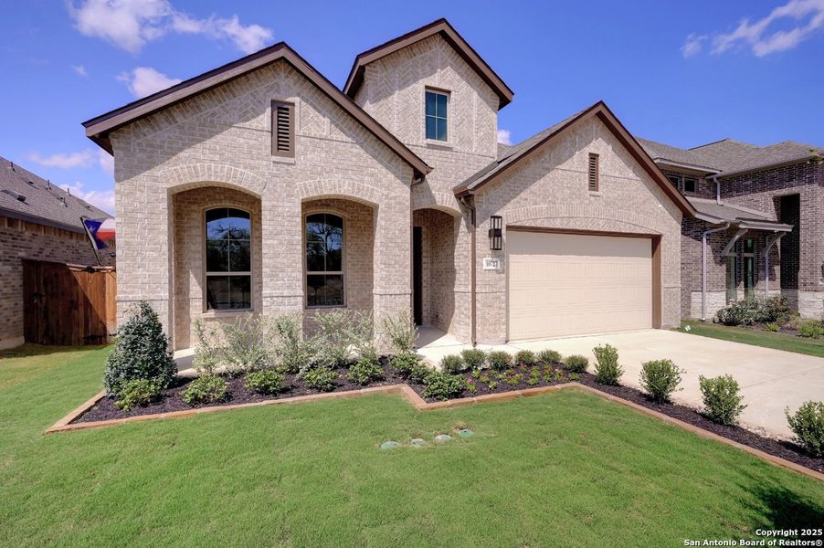 Exterior details and patio area of a home in VIDA, San Antonio (Image 20).